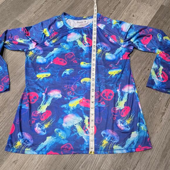 Reel Legends Performance Clothing Keep It Cool Jellyfish Long Sleeve Shirt - Picture 5 of 6